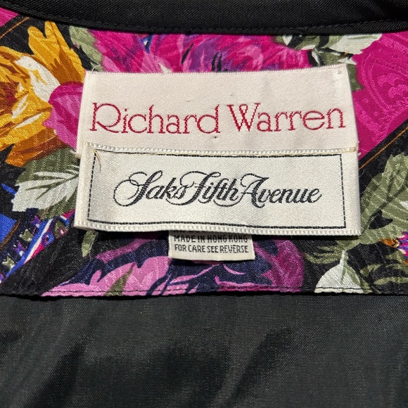 Vintage Richard Warren silk jacket from Sak’s Fifth Avenue - Picture 5 of 12